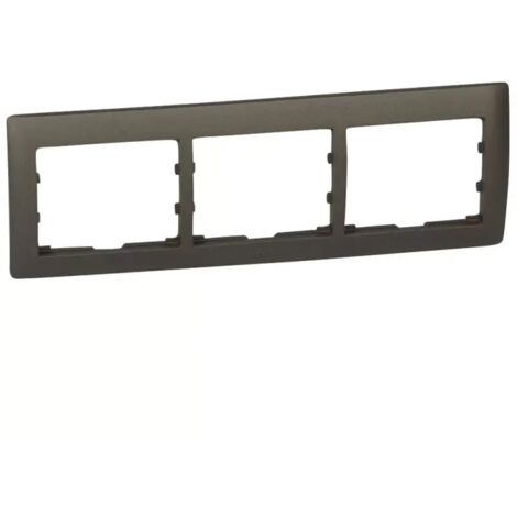 Legrand RAHMEN 3-F. DARK BRONZE HORIZ. (771203 GALEA DB)