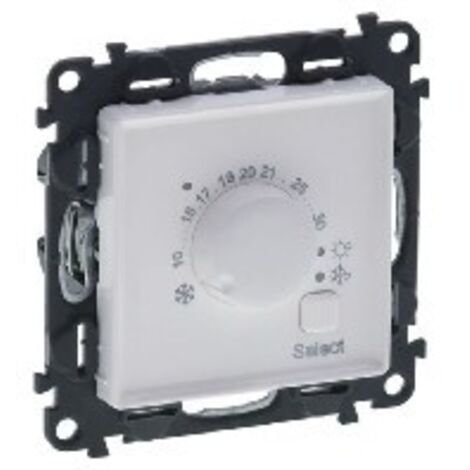 Legrand Raumthermostat Vlife elektronisch mit Wechselkontakt UW