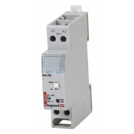 Legrand – Relais de sécurité gaz 24V 50Hz – Contact ouvert 5A 250V – Contact fermé 16A 250V – Protection optimale installations gaz