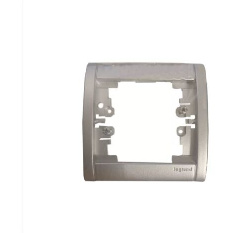 Plaque Double Legrand Sagane Silex 85011 - Double Sortie - Neuf