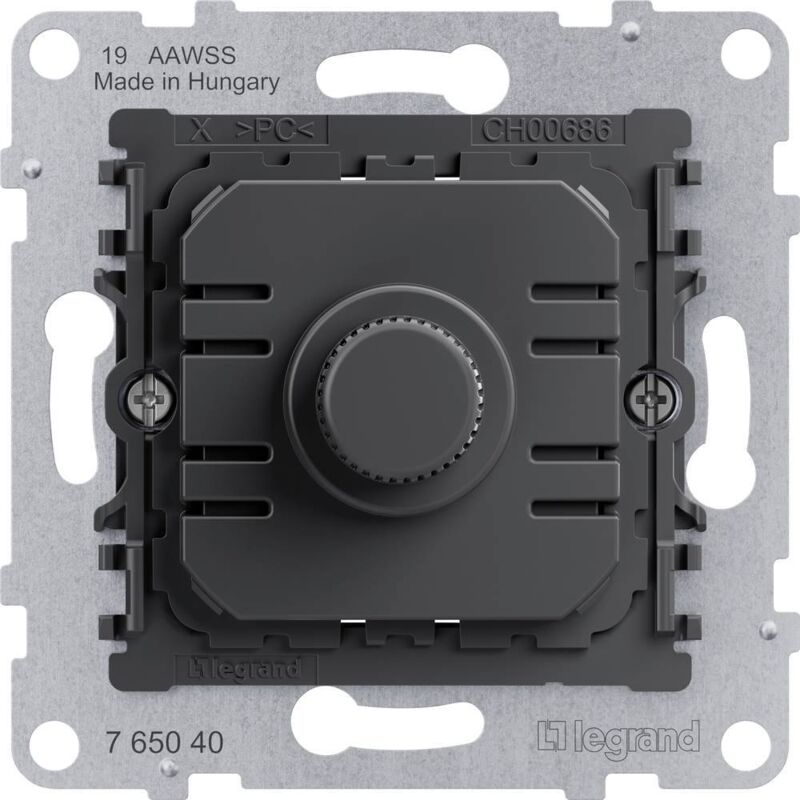 Legrand - seano 765040 insert variateur rotatif universel 300 w sans conducteur, coupure de phase 5-300 w, avec bornes à vis, con