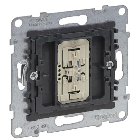 LEGRAND, SEANO 765049 VARIATEUR À BOUTON UNIVERSEL AVEC CONDUCTEUR, COUPURE DE PHASE/PHASE AVEC DÉTECTION AUTOMATIQUE DE CHARGE,