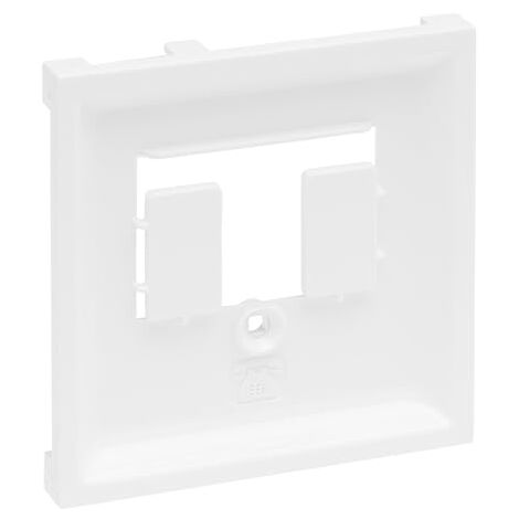 LEGRAND, SEANO 765155 CACHE POUR PRISE TÉLÉPHONIQUE AUTRICHIENNE (TDO) ET ALLEMANDE (TAE), COULEUR : BLANC ULTRA
