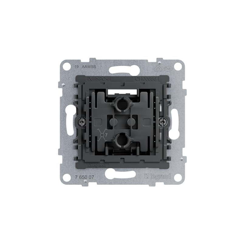 Seano insert d'interrupteur croisé, bornes à vis, fonction d'éclairage led (numéro d'article : 764526), fonction de con - Legrand