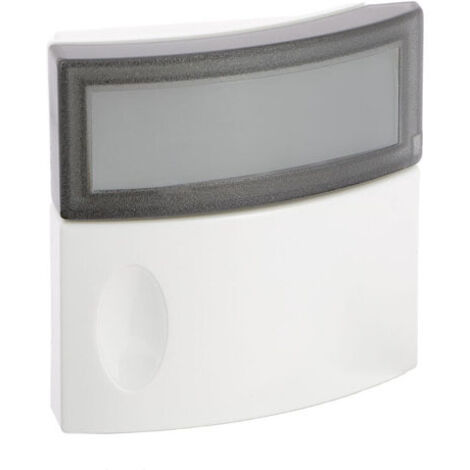 Legrand – Bouton poussoir étanche IP44 – Porte-étiquette inclus – Résistant aux chocs – Fixation à vis – Pour carillon filaire 24V