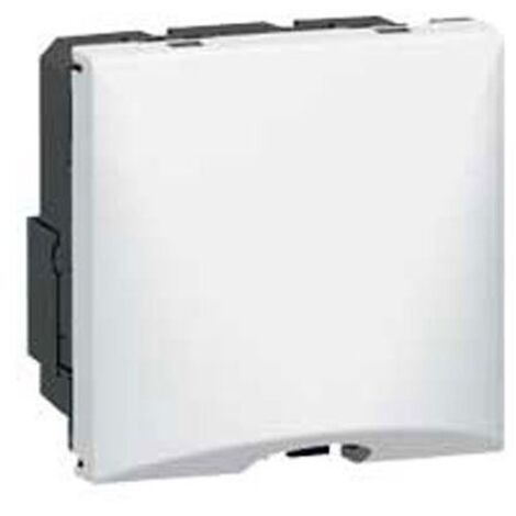 Legrand – Sortie de câble encastrée blanche RAL9003 – Compatible Ø4mm à Ø12mm – Installation simple avec support Batibox – 277550L