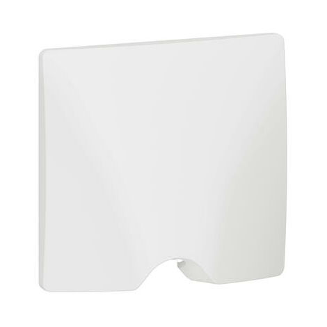 Legrand – Sortie de câble IP21 – Encastrable en thermoplastique – Plaque de finition blanche – Pour installation en saillie – 600323