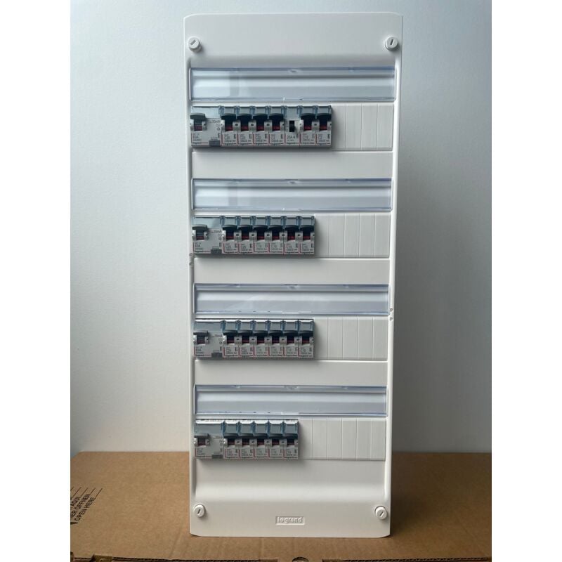 Tableau électrique pré cablé LEGRAND - 4 rangées - T6 093069