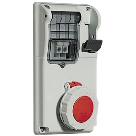 Legrand toma compacta con enclavamiento 3P+E 3X16A+E 400V IP55 057317