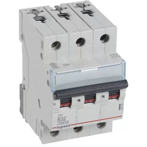Legrand TX3 Leitungsschutzschalter B-Charakteristik, 32A, 3-polig, 6kA, 400VAC, 3TE 403405