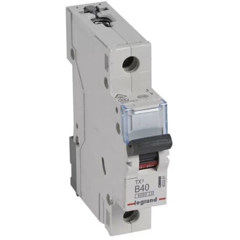 Legrand TX3 Leitungsschutzschalter B-Charakteristik, 40A, 1-polig, 6kA, 230/400VAC, 1TE 403361