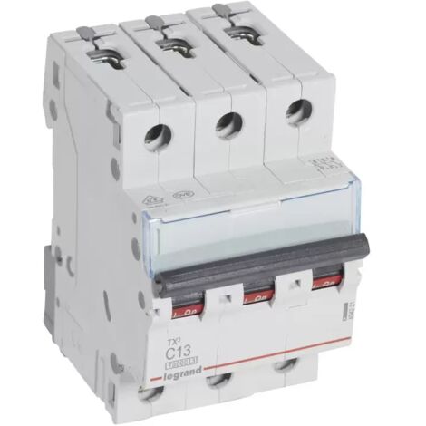 Legrand TX3 Leitungsschutzschalter C-Charakteristik, 13A, 3-polig, 10kA, 400VAC, 3TE 404221