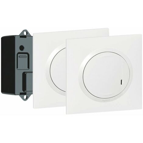 Legrand – Mécanisme de commande prêt à poser dooxie – Créer un va-et-vient d'éclairage sans fil – 230V – IP20 – 600699