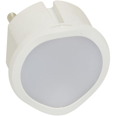 Legrand – Veilleuse crépusculaire automatique 50676 – LED haute luminosité – Fiche 2P 10A – Éclairage doux pour chambres d'enfant