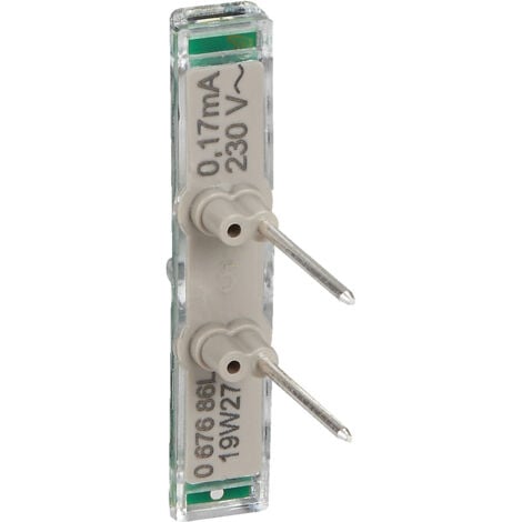 Legrand - Voyant lumineux Mosaic Easy-Led 230V avec repère gris