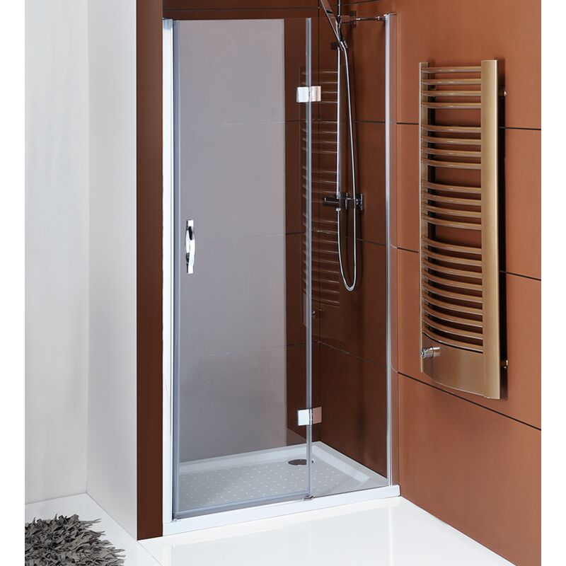 Legro Alcove Porte de douche 1000mm, verre clair