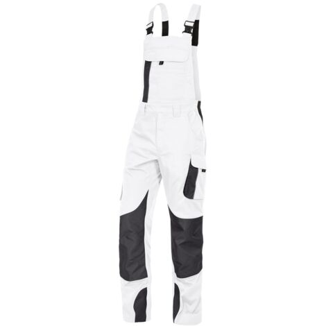 Leibwächter Arbeitslatzhose Dynamic Line DYNL Gr. 52 weiß/anthrazit