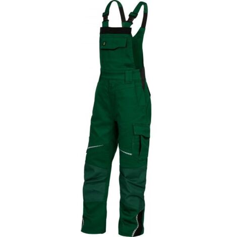 Leibwächter Kinder Latzhose Flex-Line FLXKL Gr. 146/152 grün-schwarz