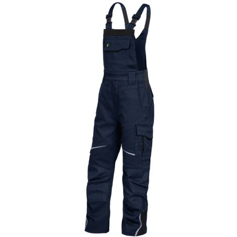 Leibwächter Kinder Latzhose Flex-Line FLXKL Gr. 146/152 marine-schwarz