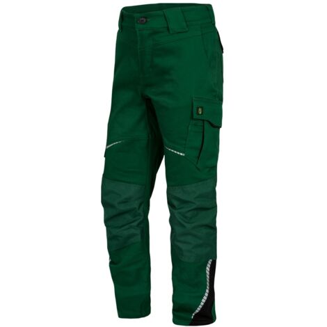 Leibwächter Kinderbundhose FLXKH Gr. 140 grün/schwarz