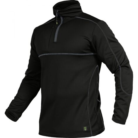 Leibwächter Langarmshirt Flex-Line FLEXF Gr. L schwarz/grau