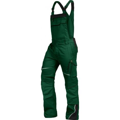 Leibwächter Latzhose Flex-Line FLEXL Gr. 106 grün/schwarz