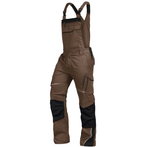 Leibwächter Latzhose Flex-Line FLEXL29 Gr. 68 haselnuss/schwarz