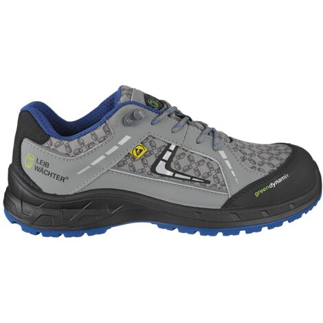 Leibwächter Sicherheitshalbschuh BRÜSSEL S1PS ESD Gr. 41 schwarz / blau