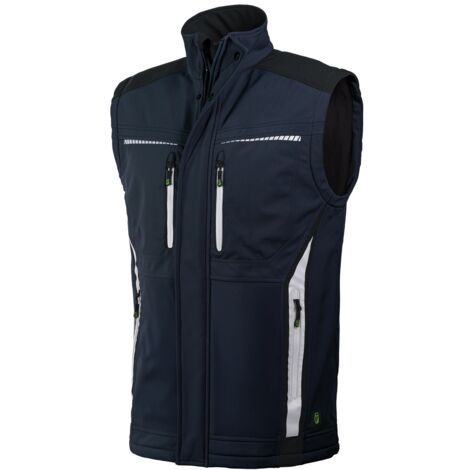 Leibwächter Softshell-Bodywarmer FLEXB Gr. 7XL marine/schwarz