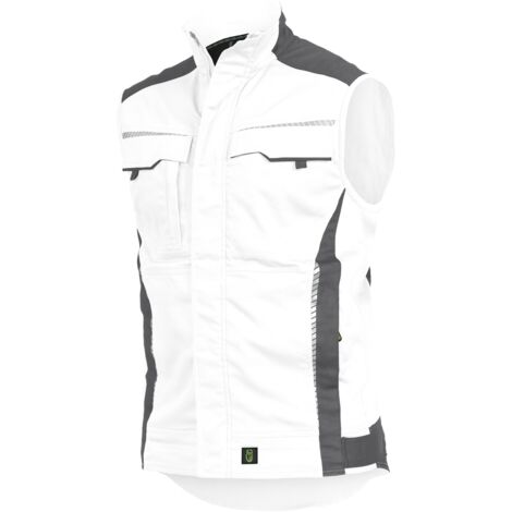 Leibwächter Weste Flex-Line FLEXV24 Gr. 2XL weiß/grau