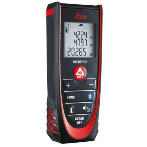 leica geosystems-837031-medidor láser disto d2 new (alcance 100 m precisión xb1 1.5 mm)