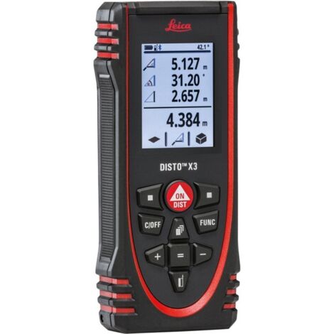 leica geosystems-850833-medidor láser disto x3-1 (alcance 0,05 a 150 m precisión xb1 1,0 mm)