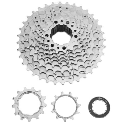 Leichte 10-Gang-Fahrradkassette für Mountainbikes und Rennräder, kompatibel mit Freilauf und Fahrrad-Schwungrad