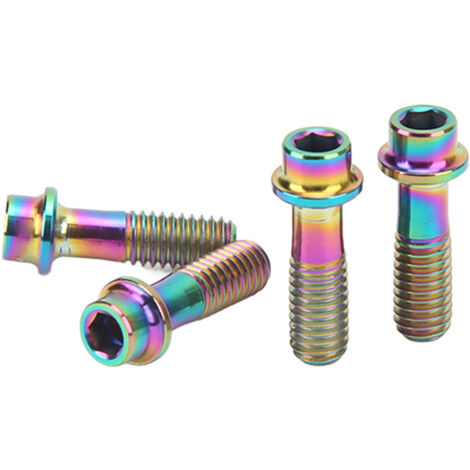 leichte M6x18mm Befestigungsschrauben aus Titanlegierung für Fahrradbremshebel, farbenfrohes Zubehör für Mountainbikes
