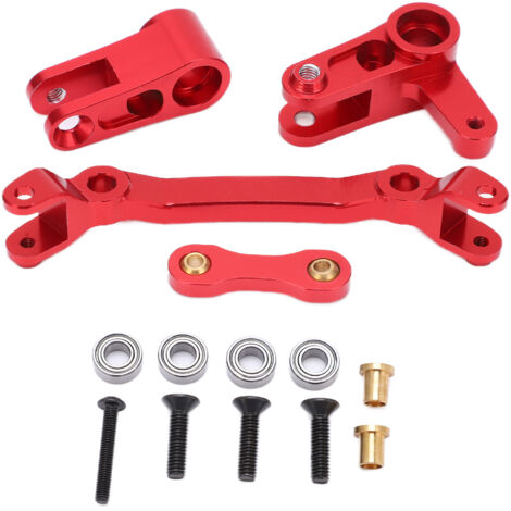 Leichte und robuste Lenkbaugruppe aus Aluminiumlegierung für RC-Autos, einfach zu montieren