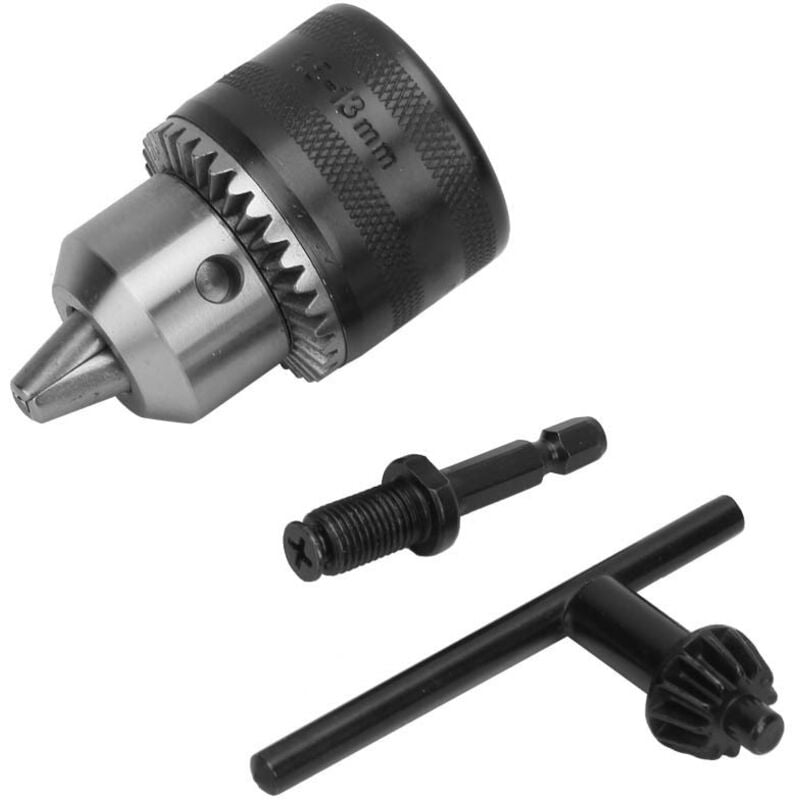 Image of Leichter 1,5–13 mm Sechskantbohrer (1/4"), 3/8" Gewindeverlängerung, 3/8"-24UNF Bohrfutter-Set