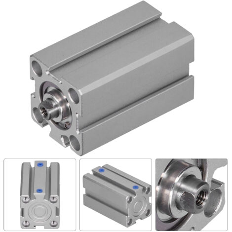 Leichter, doppeltwirkender Aluminium-Pneumatikzylinder, 20 mm Bohrung, 50 mm Hub, Teile für Industriemaschinen