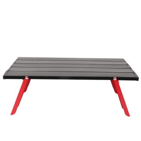 Leichter Picknicktisch aus Aluminium, Klapptisch für Wandern, Camping und Grillen im Freien