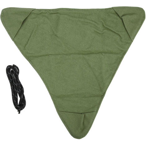 Leichter, tragbarer, wasserdichter und faltbarer Campinghocker aus Canvas, 36,5 cm, Militärgrün