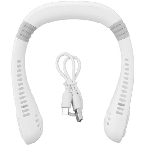 Leichter und leiser tragbarer Ventilator – ohne Rotorblätter, wiederaufladbar, mit digitaler LED-Anzeige, ideal für Sport