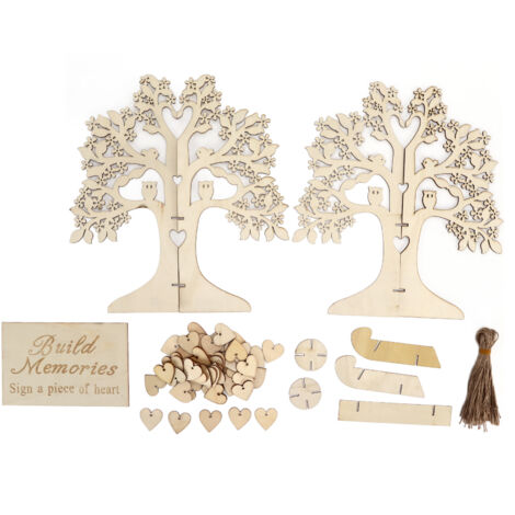 Leichter Wunschbaum aus Holz für Hochzeiten – Elegante Dekoration für Partys und Geschenke