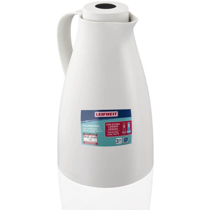 Leifheit - Pichet isotherme 28542 Harmonic 1L Blanc