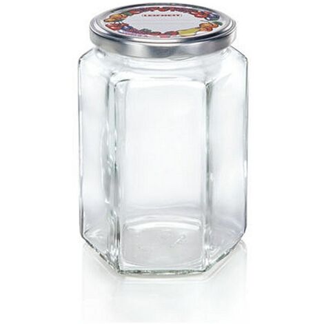 Leifheit 3211 Weckpot esagonale 770 ml vetro argento