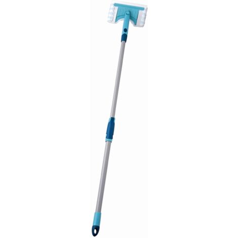 Leifheit 41700 Bath Cleaner Tergipiastrelle con Manico Telescopico 150