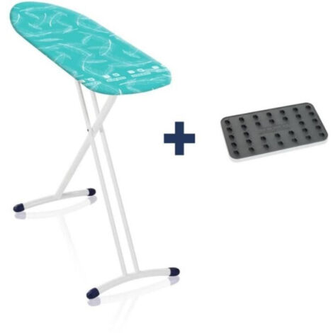 Leifheit AirBoard L Solid Shoulder blanc et turquoise