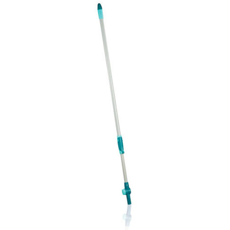 Leifheit – Perche télescopique 190 cm – Click System avec articulation – Antidérapante et rotative 360° – Pour nettoyage professionnel