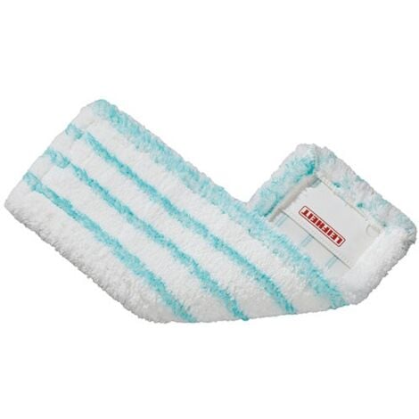 Leifheit Profi Micro Duo Tête de serpillère Turquoise, Blanc