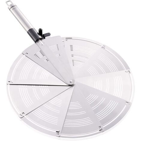 Leifheit Proline Paraspruzzi Ripiegabile, Acciaio Inox, 28 cm