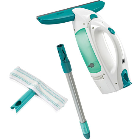Leifheit Reinigen - Fenstersauger Window Cleaner, doppelseitiger Einwascher und Stiel 43 cm 51003