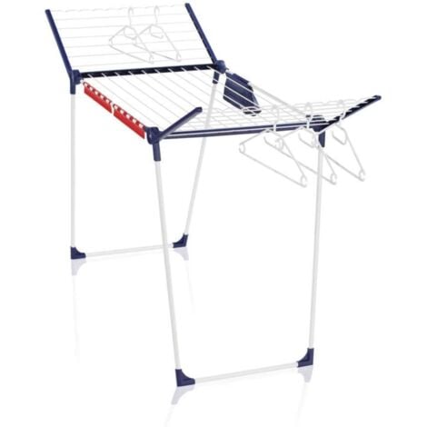 Leifheit Telegant 81 Protect Plus séchoir mural, 103 x 53 cm, Blanc (83100)